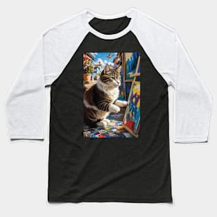 Meowsterpieces : The Artistic World of Cats Baseball T-Shirt